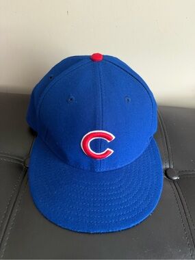 Chicago Cubs Blue Baseball Cap with Red 'C' Accent